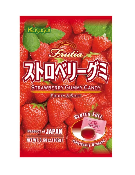 Frutia Gummy Candy - Strawberry 102g