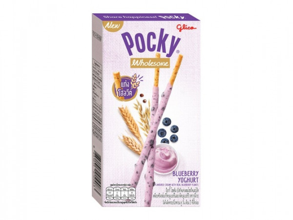 Snack: Pocky - Wholesome - Blueberry Yoghurt Flavour