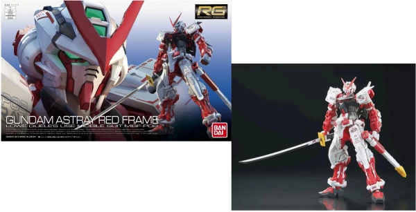 Model Kit: RG Gundam Excitement Embodied 19 - Astray red frame Low Guele MBF-PO2 1/144
