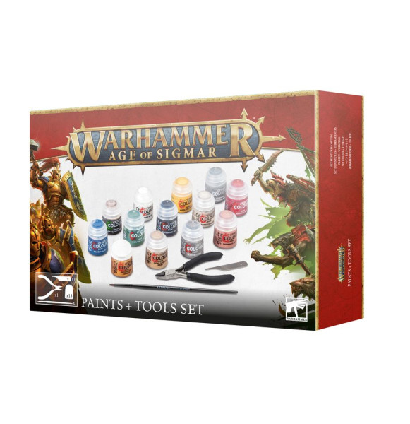 Warhammer Age of Sigmar: 80-17 Paints + Tools Set 2024