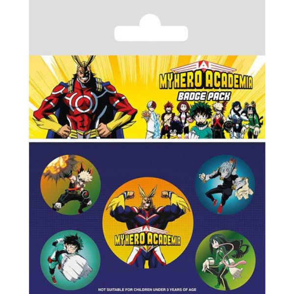 Button Badge Set: My Hero Academia - Characters