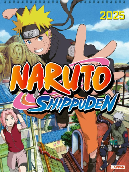 2025 Kalender - Naruto Shippuden Posterkalender