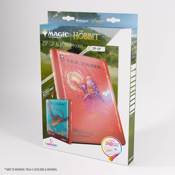 Magic: The Gathering | The Hobbit Zip-Up Album 18-Pocket - The Arkenstone/Smaug, Worm of Dread