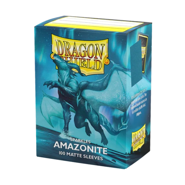 DRAGON SHIELD STANDARD SIZE MATTE SLEEVES - Amazonite(100 SLEEVES)