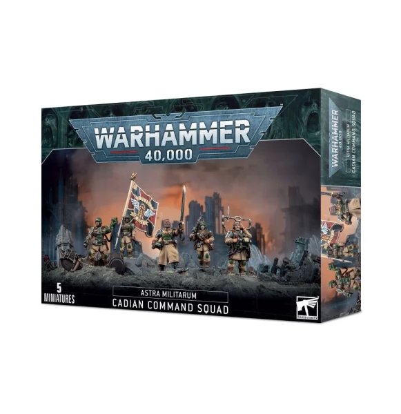 Warhammer 40,000: 47-09 Astra Militarum - Cadian Command Squad 2023