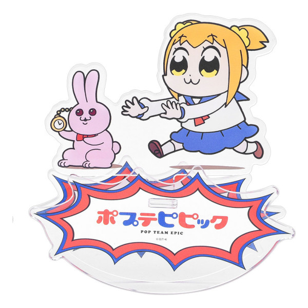 Acryl Standee - Pop Team Epic - Popuko & Rabbit 12cm