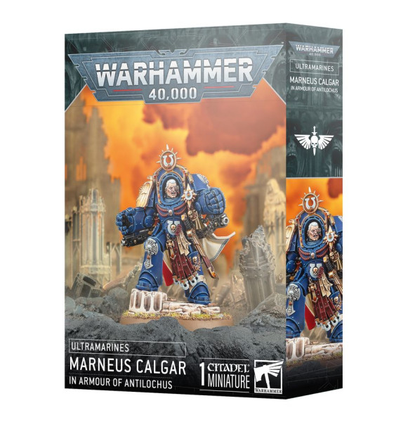 Warhammer 40,000: 55-74: Marneus Calgar in Rüstung des Antilochus