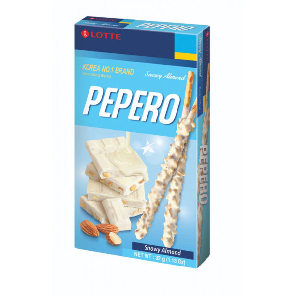 Snack: Pepero Snowy Almond 32g