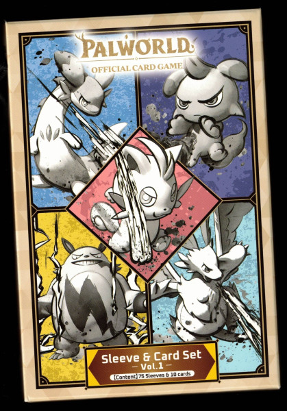 Palworld TCG - 1st Edition - Sleeve + Card Set Vol. 01 - EN
