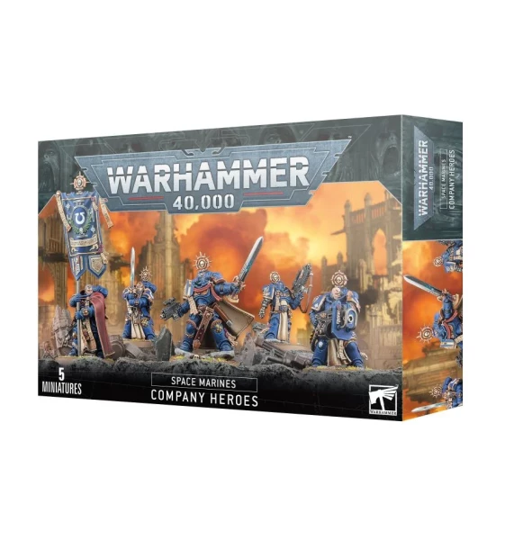 Warhammer 40,000: 48-08 Space Marines - Company Heroes / Helden der Kompanie 2023