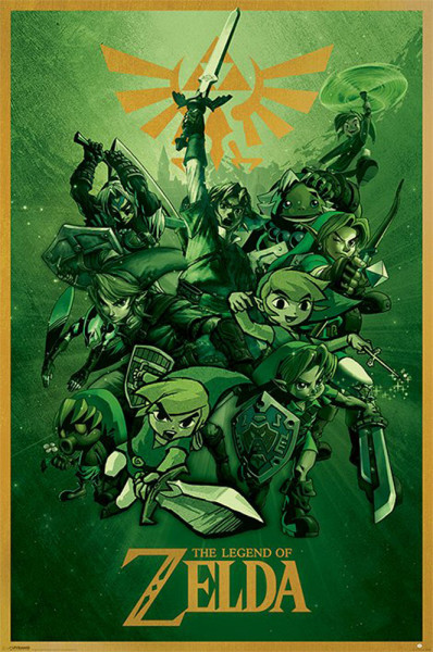 Poster: C51 The Legend of Zelda Link 91,5 x 61 cm