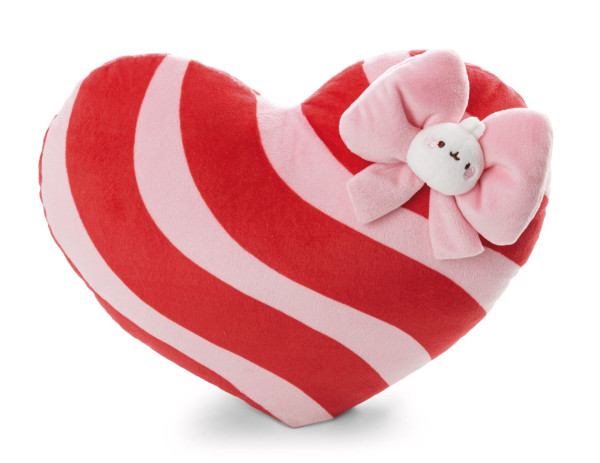 Molang - Herzförmiges Kissen