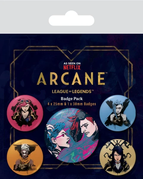 Button Badge Set: Arcane