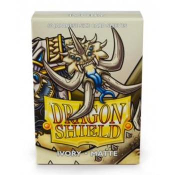 Dragon Shield Small Sleeves - Japanese Matte Ivory (60 Sleeves)