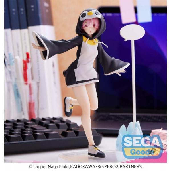 Figure: Re:Zero - Luminasta Figure - Ram Penguin Kigurumi Version 20cm