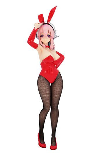 Figure: Super Sonico BiCute Bunnies PVC Statue Super Sonico Red Ver. 28 cm