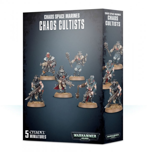 Warhammer 40,000: 35-34 Chaos Space Marines - Chaos Cultists 2017