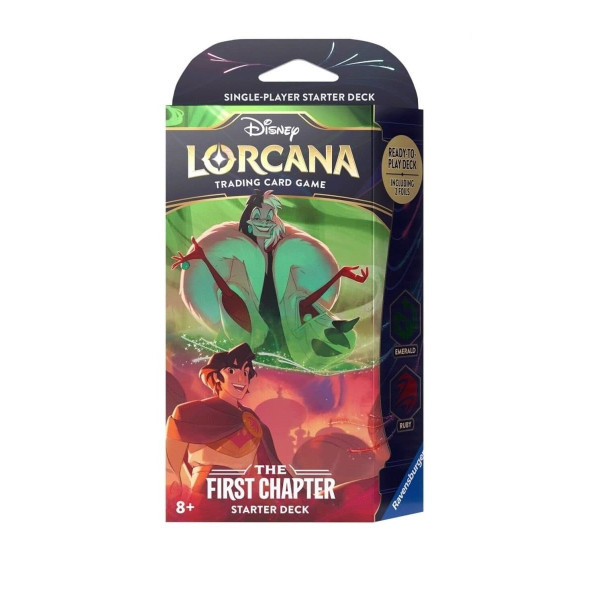 Disney Lorcana: 01v2 - The First Chapter RePrint - Starter Deck Emerald & Ruby EN