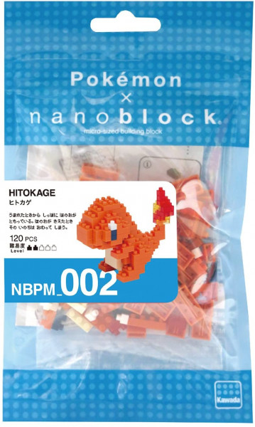 nanoblock nbpm-002: Pokemon - Glumanda