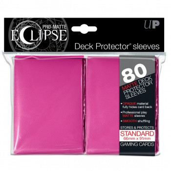 UP - Standard Sleeves - PRO-Matte Eclipse - Pink (80 Sleeves)