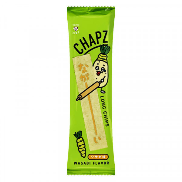 Snack: Chapz Long Chips - Wasabi Flavour 75g