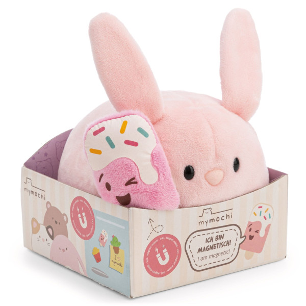 Mymochi - Hase Pibu liegend mit Magnet Softeis in Geschenkbox 13cm