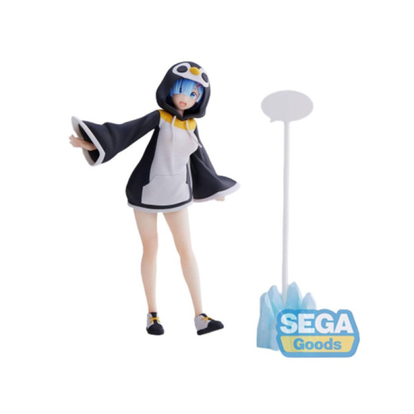 Figure ReZero Luminasta Figure Rem Penguin Kigurumi Version 20cm Figuren Merchandise