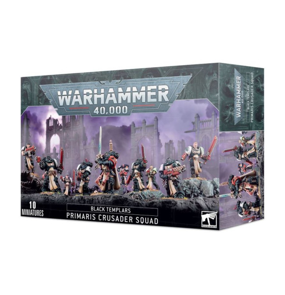 Warhammer 40,000 55-45 Black Templars - Primaris Crusader Squad 2026