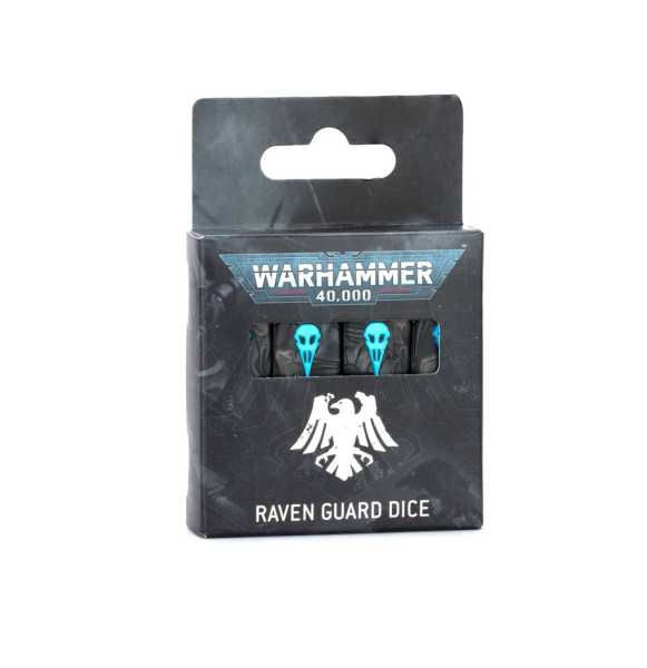 Warhammer 40,000: 55-62 Raven Guard - Würfelset / Dice Set 2025