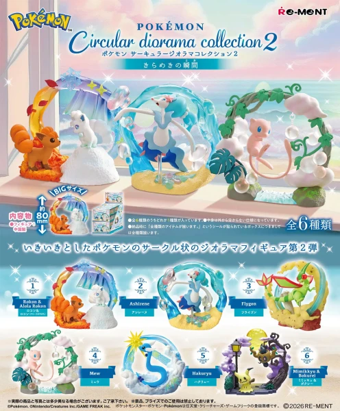 Figure: Pokemon Terrarium - Circular Diorama Collection 02 Minifigur Blind Box 1 von 6