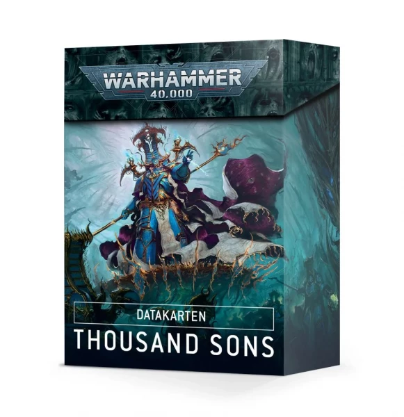 Warhammer 40,000: 43-21 Datakarten / Datacards: Thousand Sons 2021 (DE)
