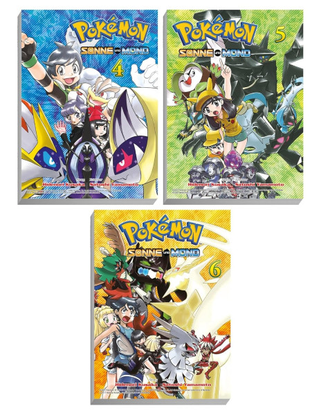 Pokemon - Manga Bundle 19 (Band 04-06) Sonne und Mond 2