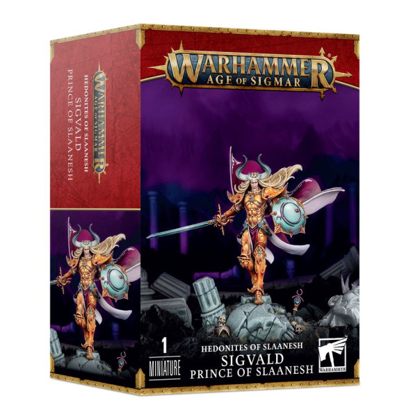 Warhammer Age of Sigmar: 83-84 Hedonites of Slaanesh - Sigvald - Prince of Slaanesh 2020 DE