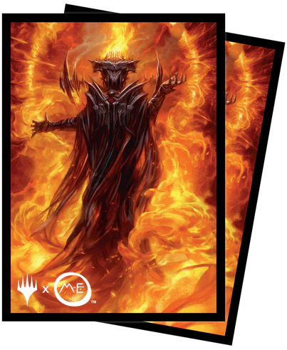 UP - The Lord of the Rings Tales of Middle-earth Sleeves 3 Featuring Sauron for MTG (100 Sleeves)