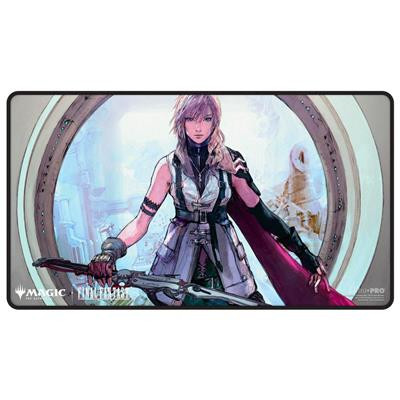 UP - Final Fantasy Black Stitched Playmat Premium W for Magic: The Gathering