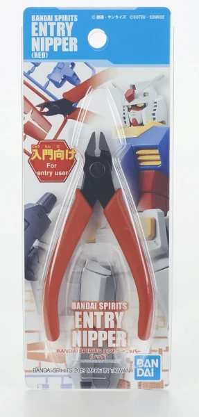 Bandai Spirits - Entry Nipper RED - Seitenschneider für Gussrahmen Modellbau - Gunpla