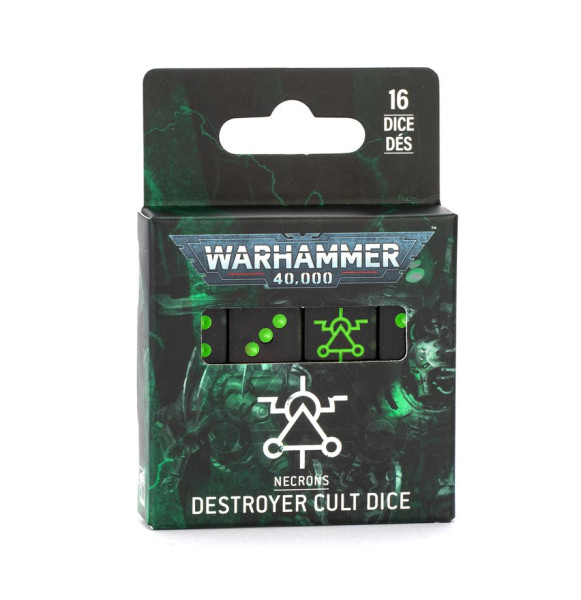 Warhammer 40,000: Necrons Destroyer Cult - Würfelset / Dice Set 2026