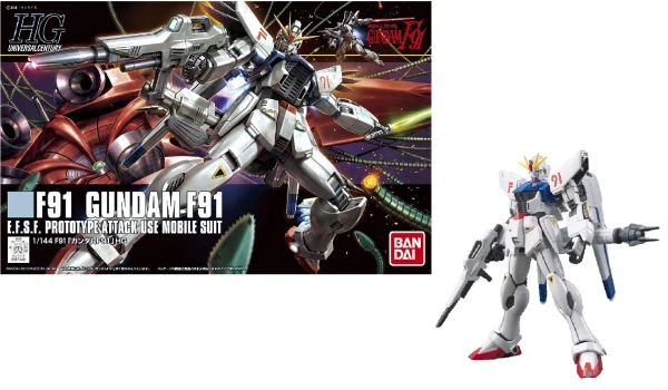 Model Kit: HG Gundam Universal Century 167 - F91 E.F.S.F Prototype Attack Use 1/144