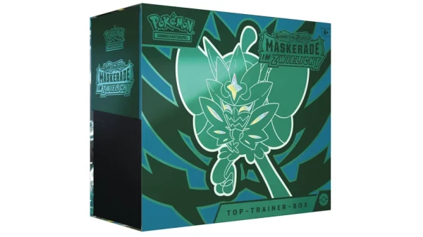 Pokemon TCG: Karmesin und Purpur 06 Maskerade im Zwielicht - Top Trainer Box Ogerpon