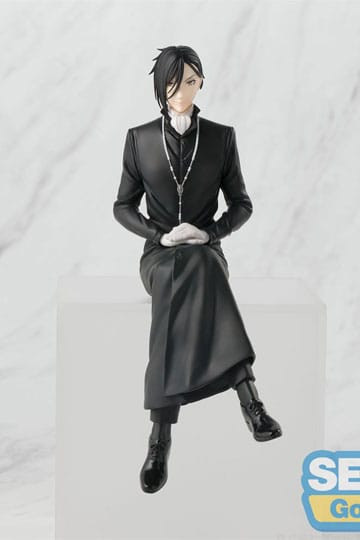 Figure: Black Butler: Boarding School Arc PM Perching PVC Statue Sebastian Michaelis 16 cm