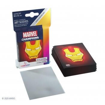 Gamegenic - Marvel Champions Art Sleeves - Iron Man (50+1 Sleeves)