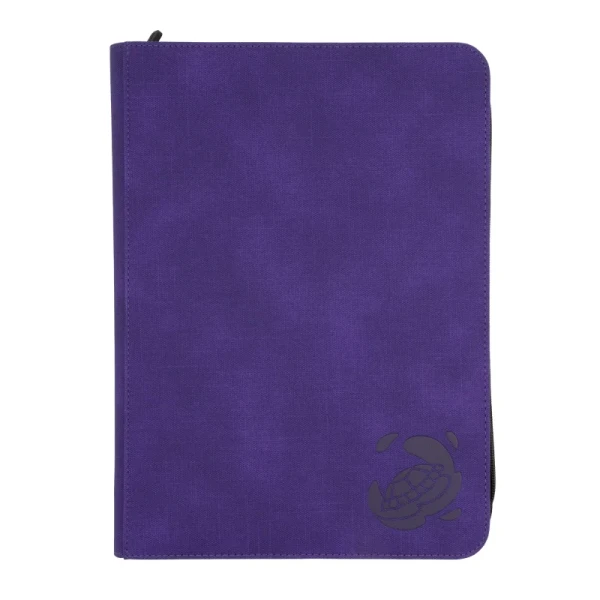 Caratex Zip Binder Card Album 9/18 Pocket Sideloading 360 - Purple