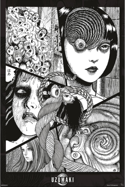 Poster EP25 Junji Ito - Uzumaki mix 91,5 x 61 cm