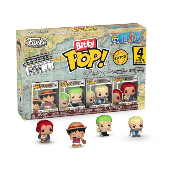 Funko Bitty POP! One Piece - 4er-Pack Luffy