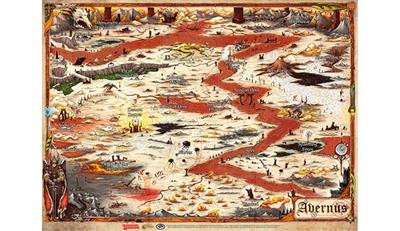 Dungeons & Dragons - Karte / Map - Avernus 58 x 38cm - DE