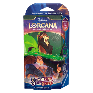 Disney Lorcana: 05 - Himmelsleuchten: Smaragd & Stahl Starter Deck DE