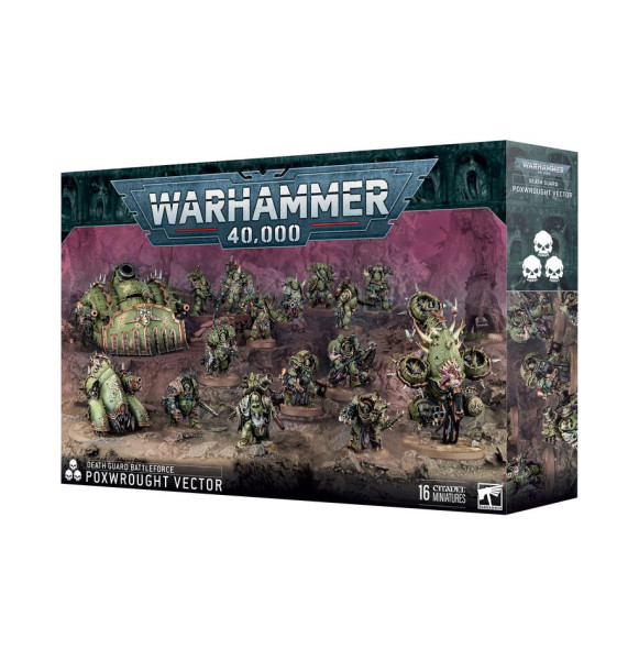 Warhammer 40,000: 42-15 Death Guard - Battleforce - Poxwrought Vector 2025