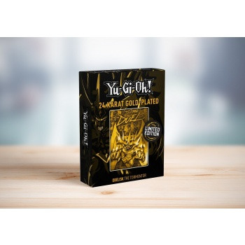 YuGiOh! Limited Edition 24K Gold Metal God Card Obelisk the Tormentor