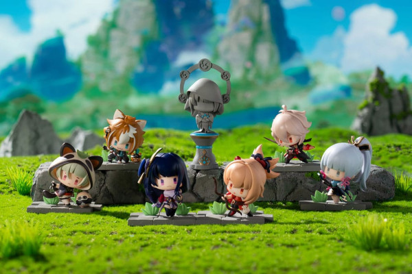 Figure: Genshin Impact Battle Scene Collection Mini-Figuren Inazuma Edition 6 cm BLIND BOX