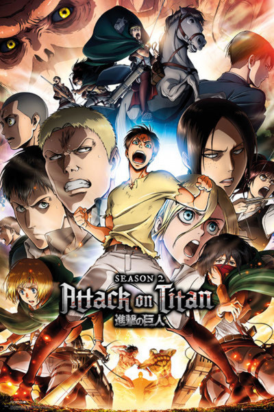 Poster: C08 Attack on Titan 2 Collage Keyart